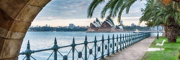 Australia, Sydney Opera House, Sydney, Park, Łuk