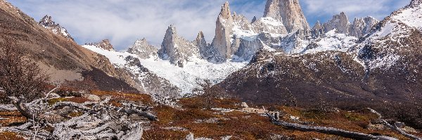 Ameryka Południowa, Góry, Patagonia, Jesień, Szczyt Fitz Roy