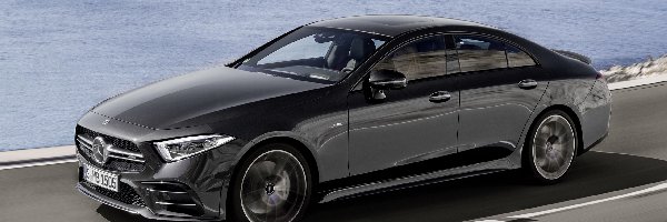 Mercedes AMG CLS53, Droga, 2018, Czarny