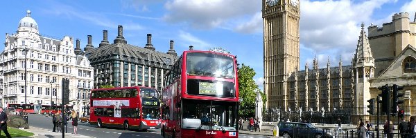 Autobusy, Anglia, Londyn, Ulica