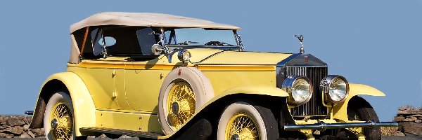 Samochód, Rolls-Royce, Zabytkowy, 1929, Phantom