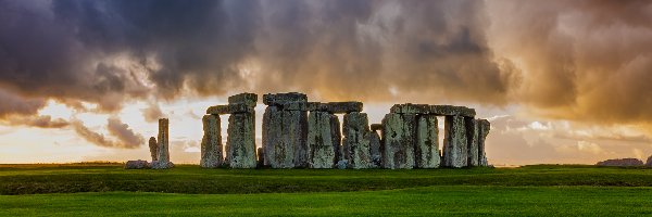 Hrabstwo Wiltshire, Kamienie, Okolice Salisbury, Anglia, Kromlech Stonehenge, Krąg