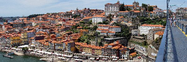 Porto, Europa, Portugalia, Rzeka, Most