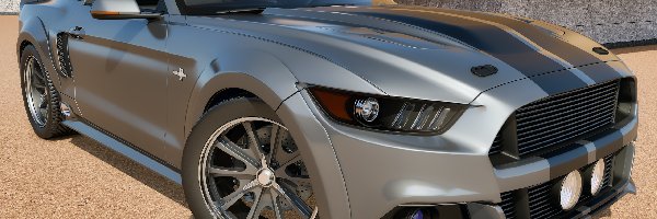 Bok, 2015, Ford Mustang GT500 Eleanor