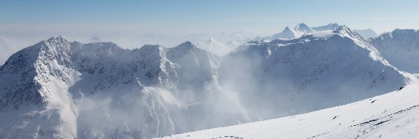 Mgła, Śnieg, Góry
