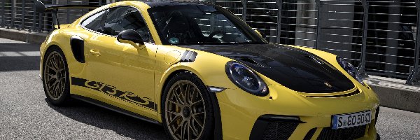 Żółte, GT3, Porsche, 2019, RS