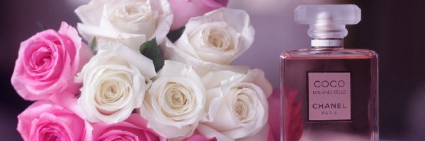 Róże, Białe, Różowe, Perfumy, Coco Chanel
