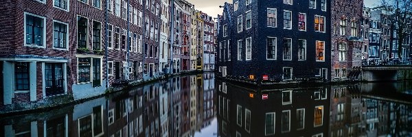Kanał, Kamienice, Amsterdam
