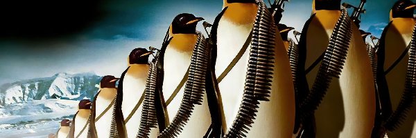 Pingwiny, Uzbrojone, Maszerujące