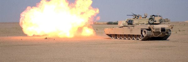 Strzał, Pustynia, Ogień, M1A1 Abrams