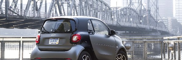 Smart, Fortwo, Tył, Most