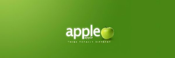 Apple, Tło, Zielone