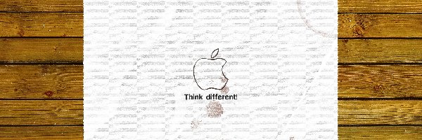 Apple, Podkładka, Logo, Napis, Plamy