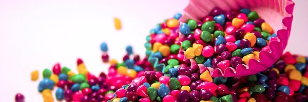 Cukierki, Słodycze, Czekoladowe, Kolorowe