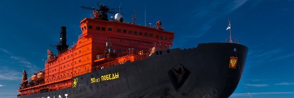 Zima, Lodołamacz, Statek