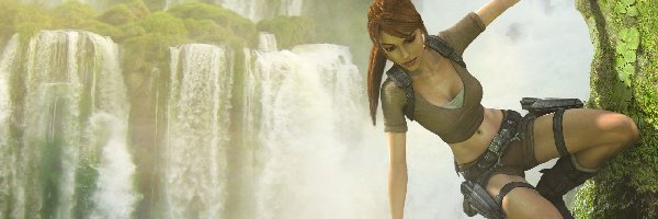 Tomb Raider, Wodospad, Skały