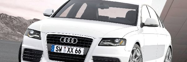 Audi A4 B8, Reflektory, Maska, Przód