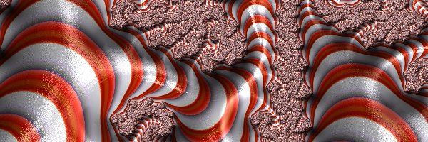 Fraktal, Czerwony, Biało