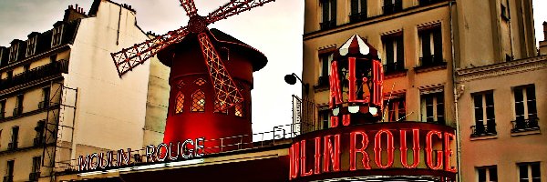 Moulin Rouge, Wiatrak, Kabaret, Paryż