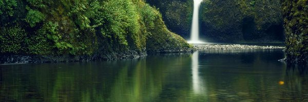 Rzeka, Oregon, George, Wodospad