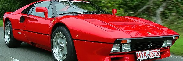 Prowadzenie, Droga, Ferrari 288 GTO