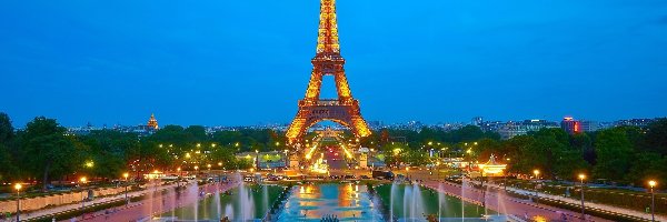 Eiffla, Wieża, Paryż