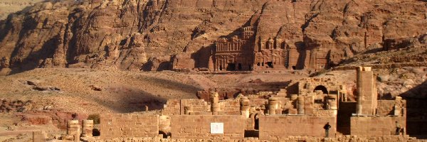 Ruiny, Jordania, Petra, Grobowce królewskie