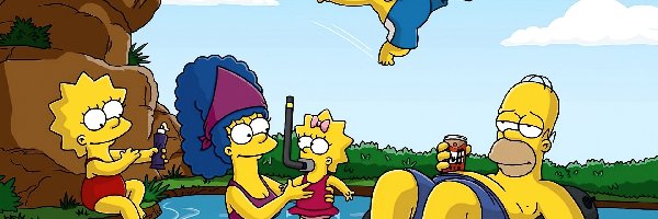 The Simpsons, Basen, Simpsonowie, Rodzina