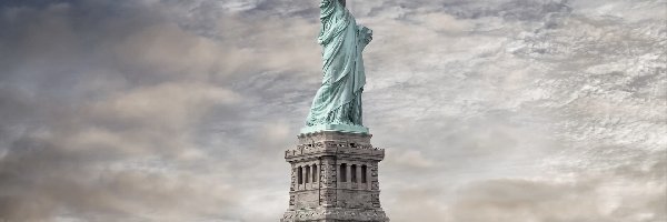 Statua Wolności, Wyspa Liberty, Posąg, Stany Zjednoczone, Nowy Jork