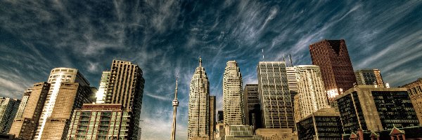 Miasta, Drapacze Chmur, Toronto, Panorama