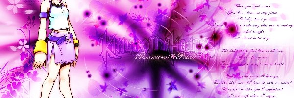 Kingdom Hearts, kobieta, postać, kwiaty, liście