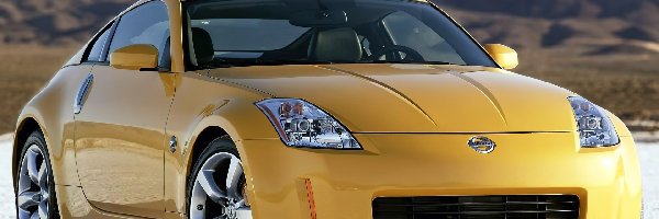 Góry, Żółty, Nissan 350Z Coupe