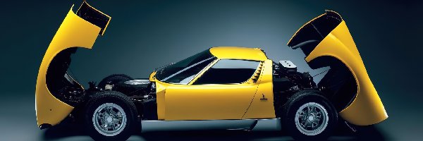 Bagażnik, Silnik, Lamborghini Miura