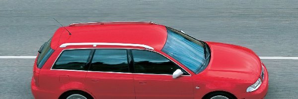 Lewy Profil, Audi RS4, Czerwone
