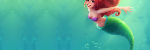 Mała Syrenka, Ariel, The Little Mermaid, Film animowany