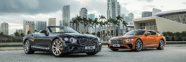 Dwa, Bentley Continental GT V8, Samochody, Coupe, Kabriolet
