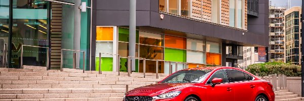 Budynek, Mazda 6, Czerwona