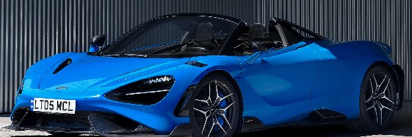 Niebieski, Spider, McLaren 765LT