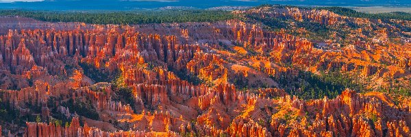 Stan Utah, Skały, Park Narodowy Bryce Canyon, Stany Zjednoczone, Góry, Kanion