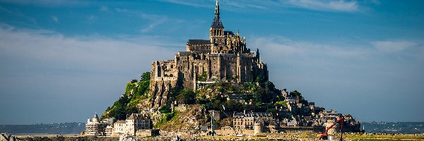 Francja, Wyspa, Normandia, Opactwo św Michała Archanioła, Mont Saint-Michel