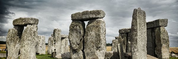 Hrabstwo Wiltshire, Kromlech Stonehenge, Okolice Salisbury, Anglia, Krąg, Kamienie