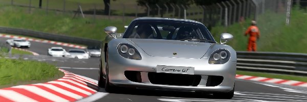 Gra, Porsche Carrera GT, Gran Turismo 7, Wyścig, Tor