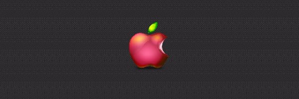 Apple, Logo, Czerwone