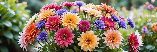 Kwiaty Kwiat, Kolorowe, Ogród