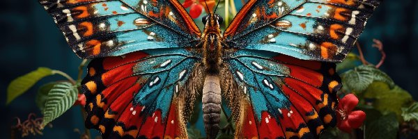Motyl, Motyl, Zbliżenie Owad, Kolorowy