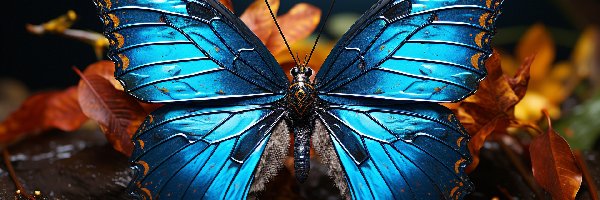 Owad, Motyl, Niebieski