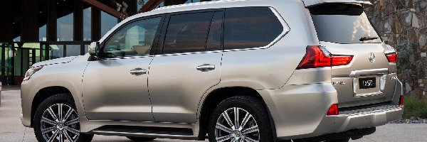 Srebrny, Lexus LX