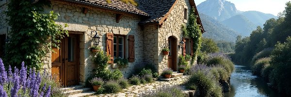 Rzeka, Kamienny, Dom