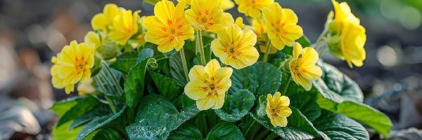 Listki, Prymule, Żółte