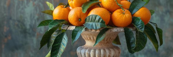 Liście, AI, Waza, Pomarańcze